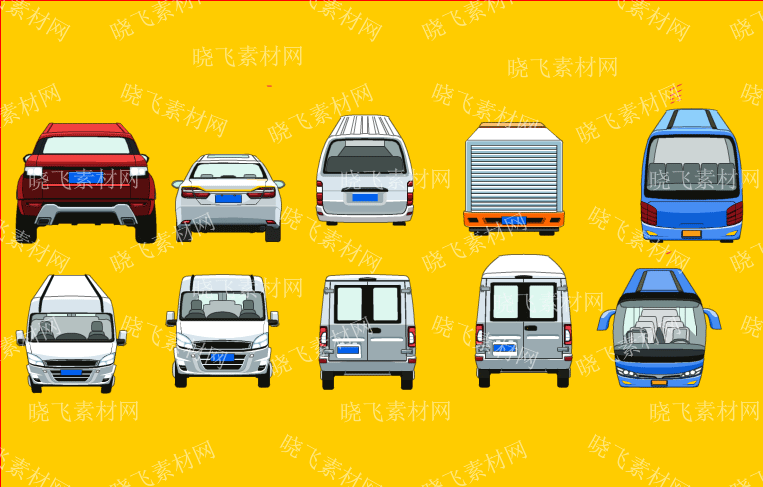 汽车、白车插图