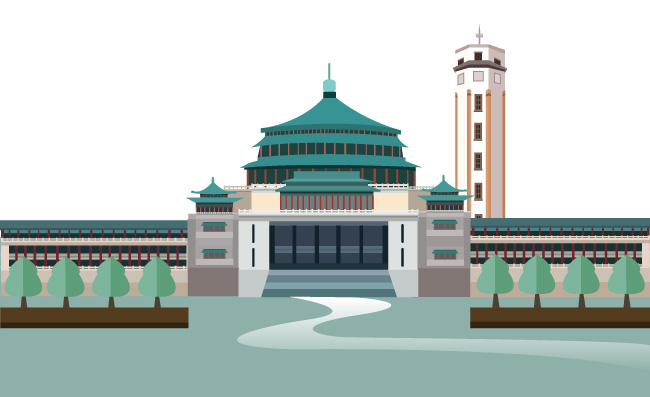 重庆地标建筑插图